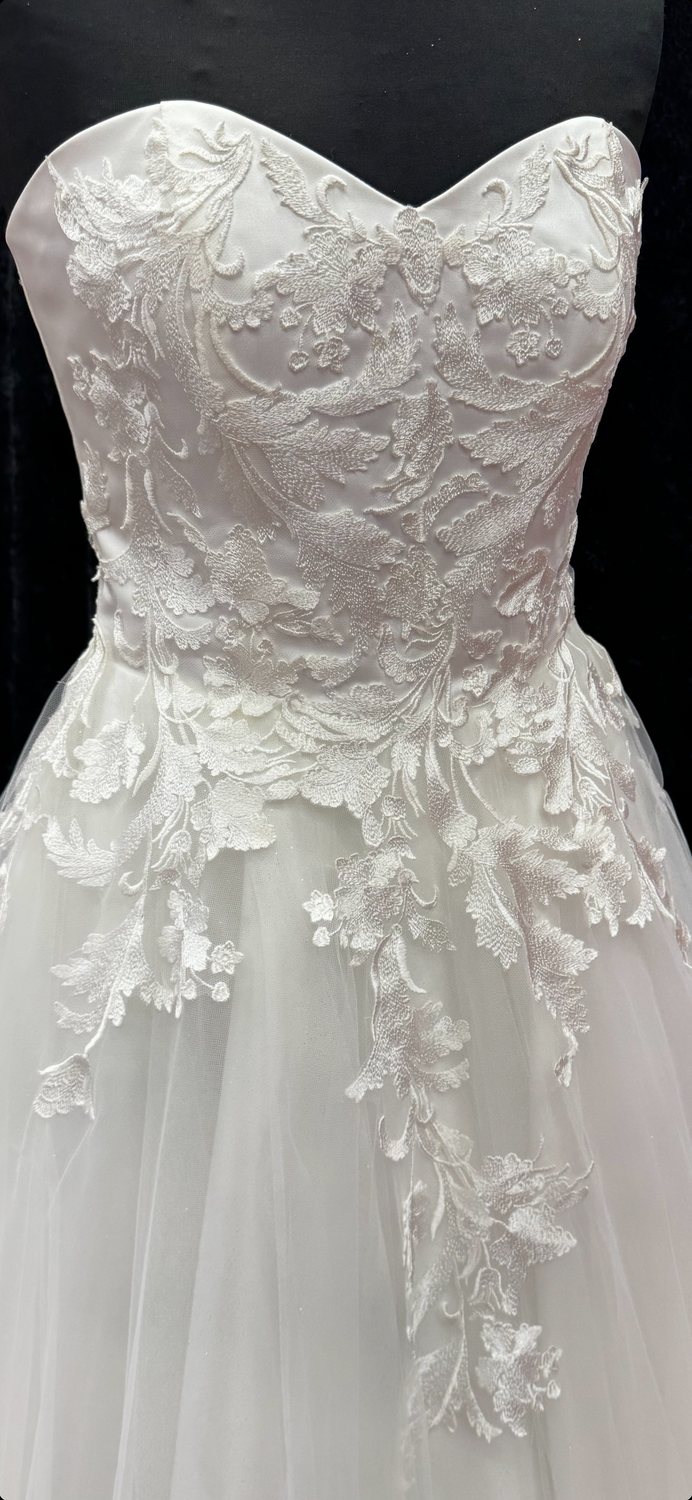 Made-to-measure wedding dress at Brides of Bond Street, Leicester
