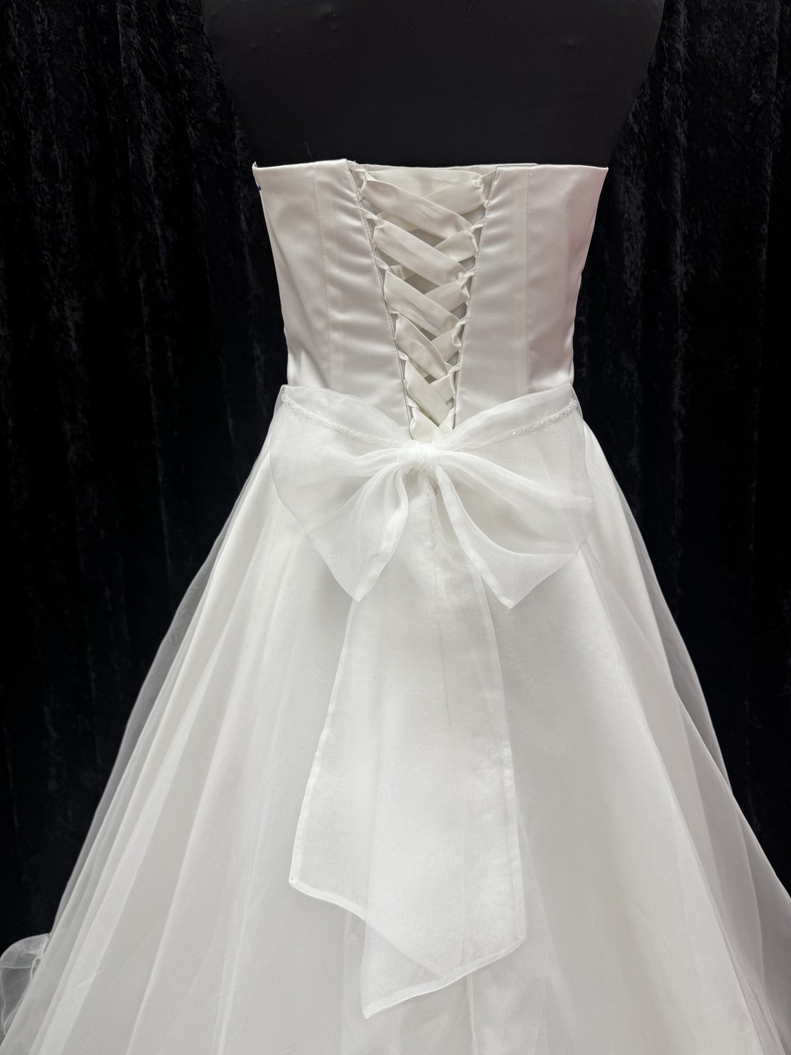 Corset-back wedding dress at Brides of Bond Street, Leicester
